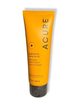 ACURE Brightening Facial Scrub with Sea Kelp & French Green Clay 4 fl oz